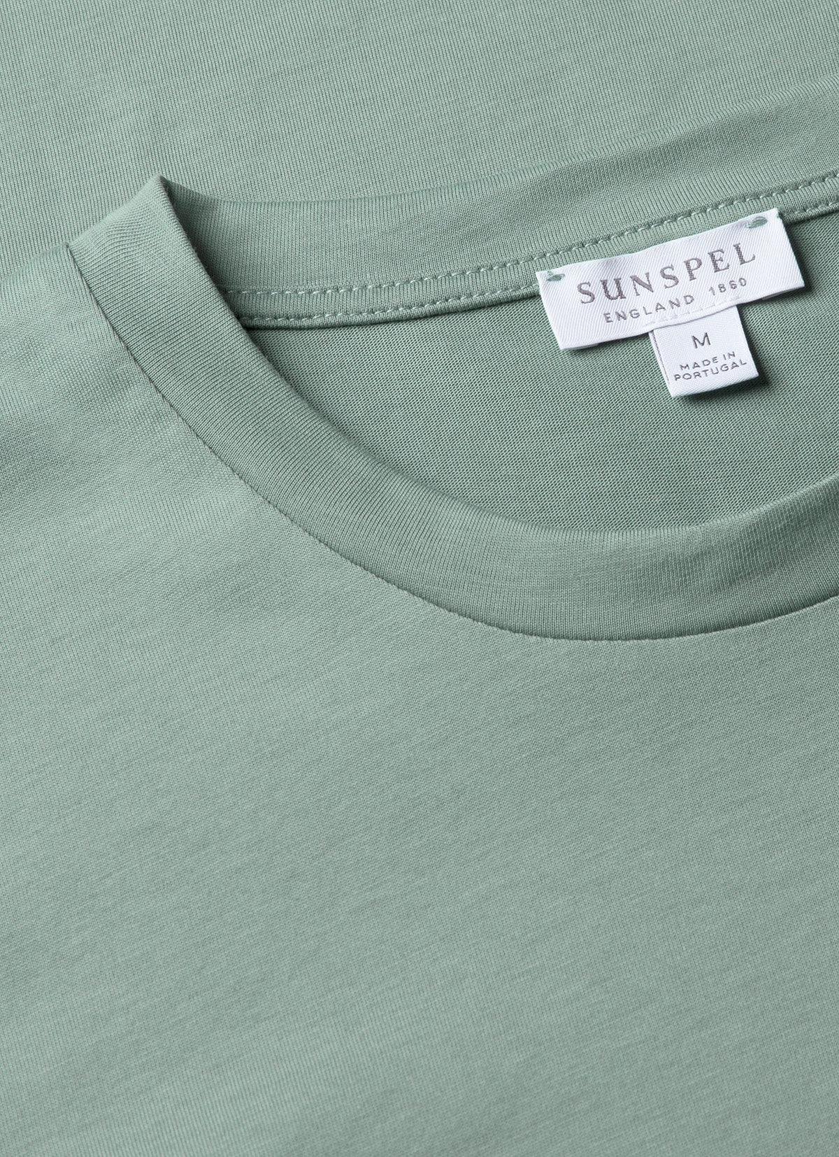 Mens Riviera Midweight Tshirt In Steel Green Mtsh0007S Gniu