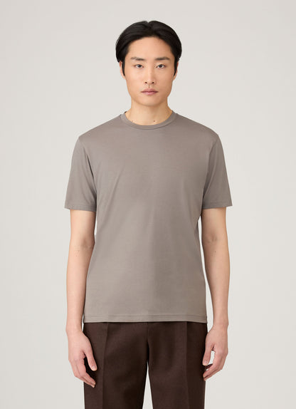 Mens Riviera Midweight Tshirt In Iron Grey Mtsh0007S Gyfe