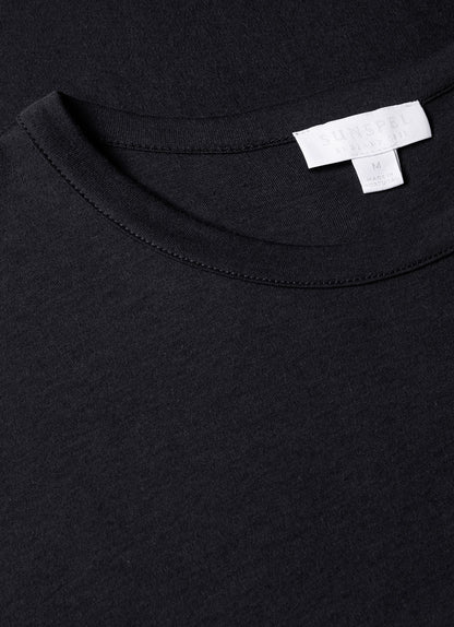 Mens Sea Island Cotton Tshirt Black Mtsh0063