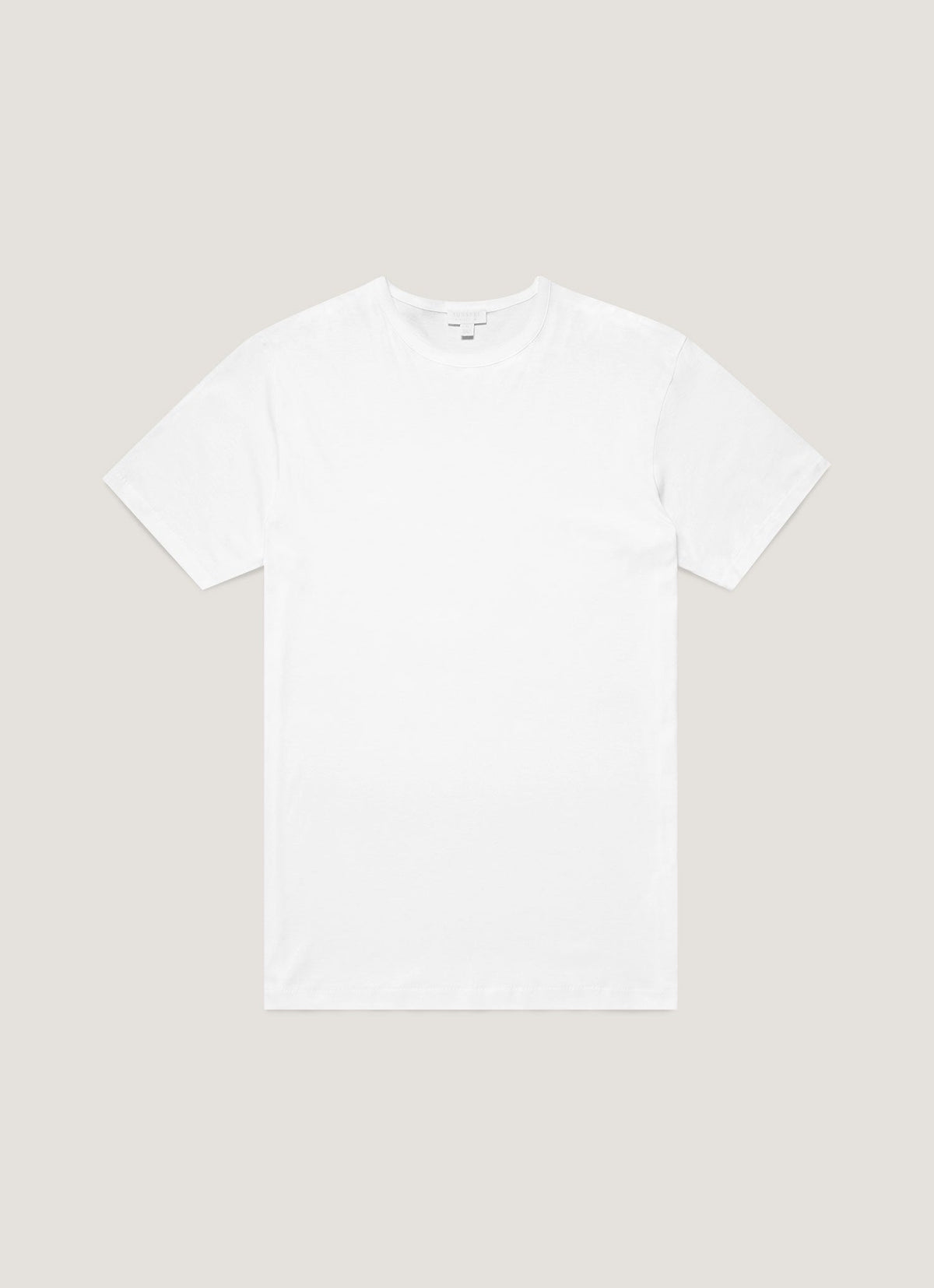 Mens Sea Island Cotton Tshirt White Mtsh0063