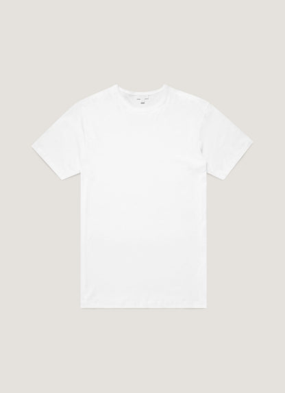 Mens Sea Island Cotton Tshirt White Mtsh0063