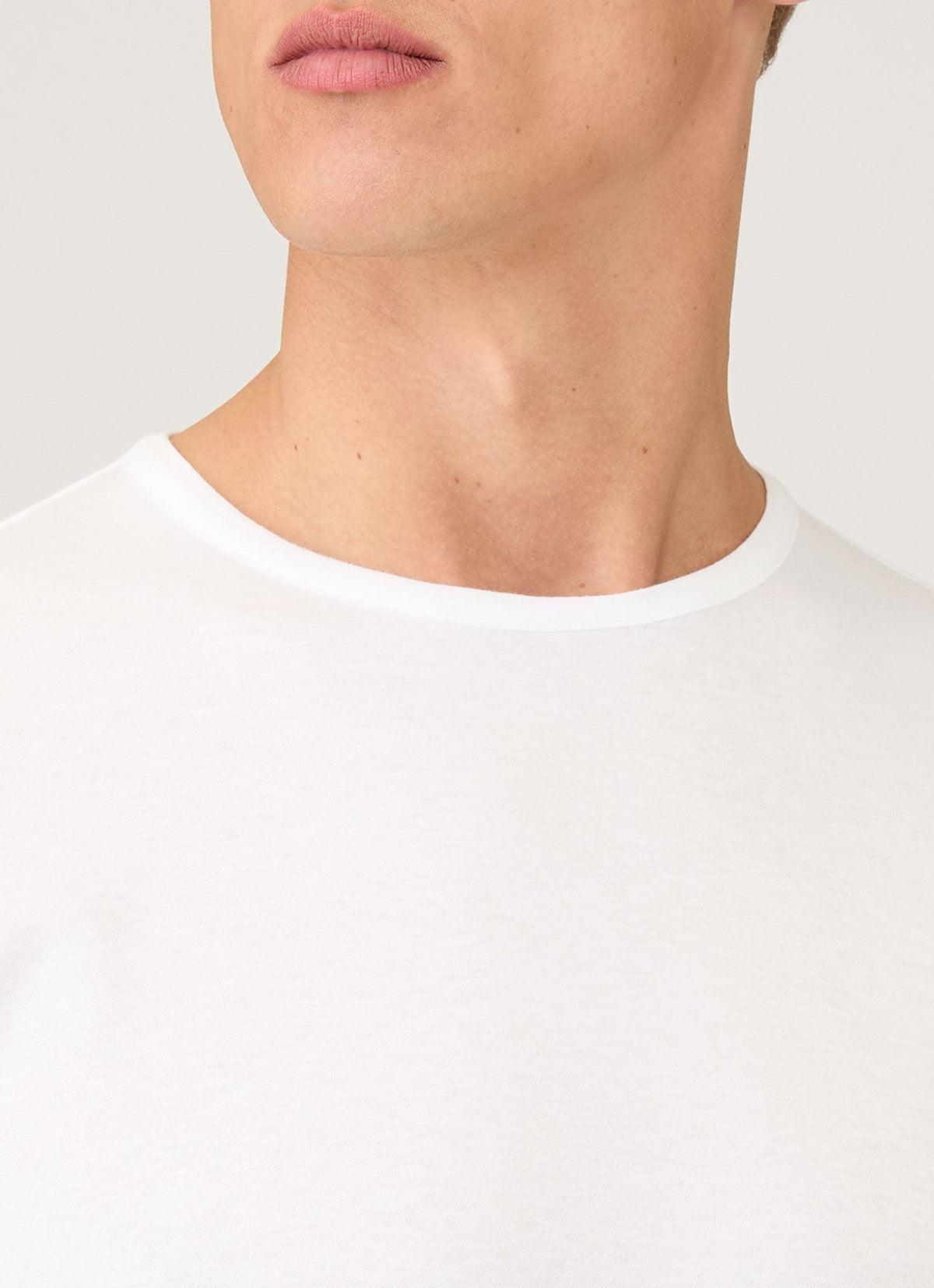 Mens Sea Island Cotton Tshirt White Mtsh0063
