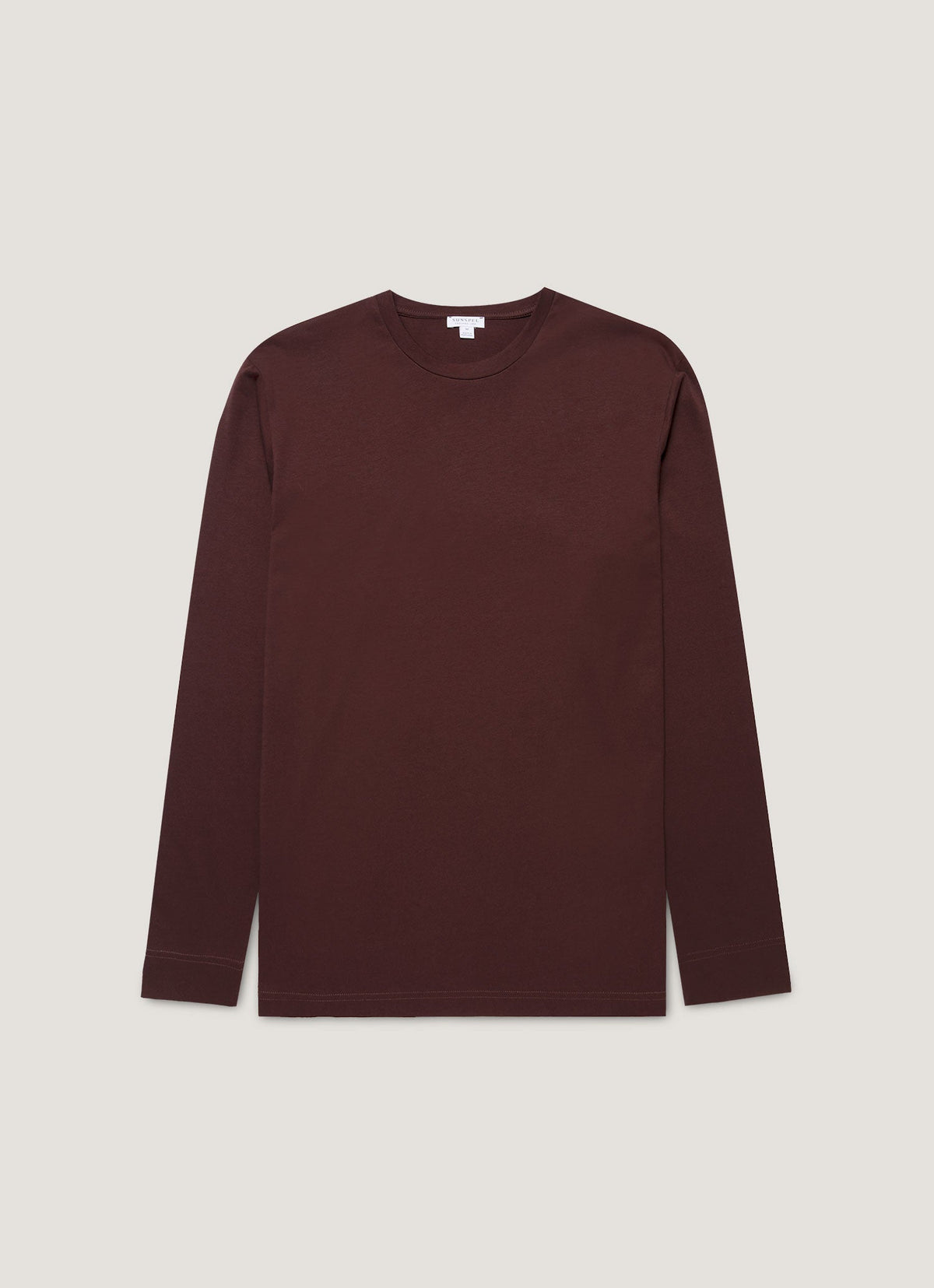 Mens Long Sleeve Riviera Midweight Tshirt In Bakelite Mtsh0136S Rdel