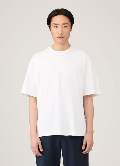 Mens Oversized Heavyweight Tshirt In White Mtsh0180 Whaa
