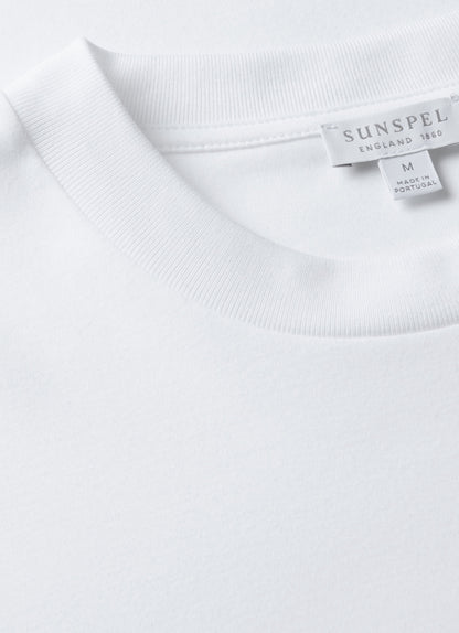 Mens Oversized Heavyweight Tshirt In White Mtsh0180 Whaa