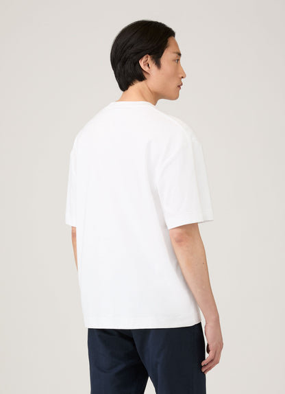 Mens Oversized Heavyweight Tshirt In White Mtsh0180 Whaa
