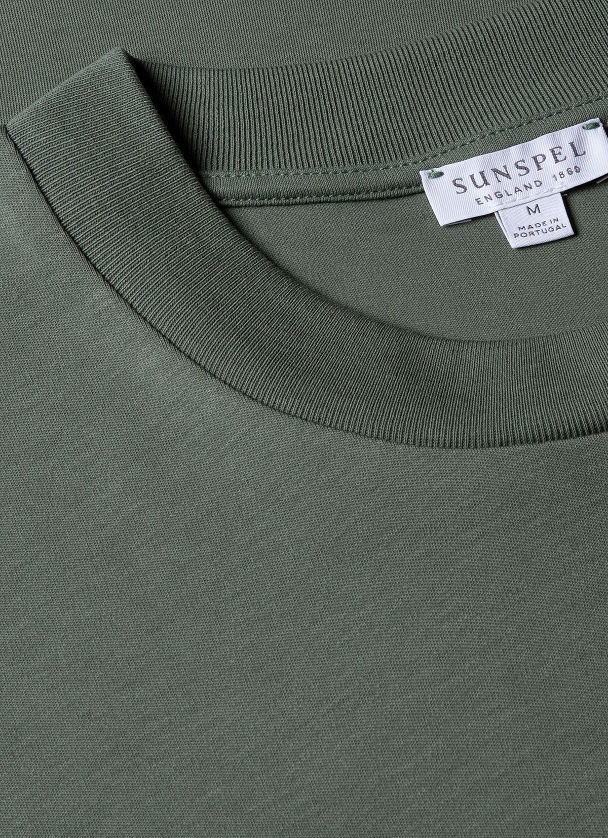 Mens Relaxed Fit Heavyweight Tshirt In Dusk Green Mtsh0181 Gnij