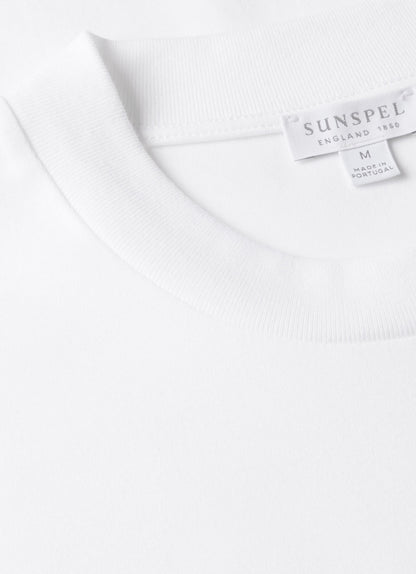 Mens Relaxed Fit Heavyweight Tshirt In White Mtsh0181 Whaa