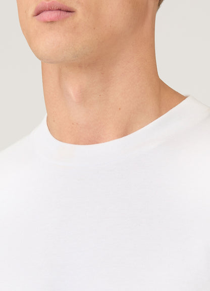 Mens Relaxed Fit Heavyweight Tshirt In White Mtsh0181 Whaa