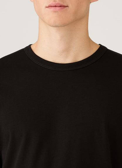 Mens Long Sleeve Heavyweight Jersey Tshirt In Black Mtsh0206 Bkaa