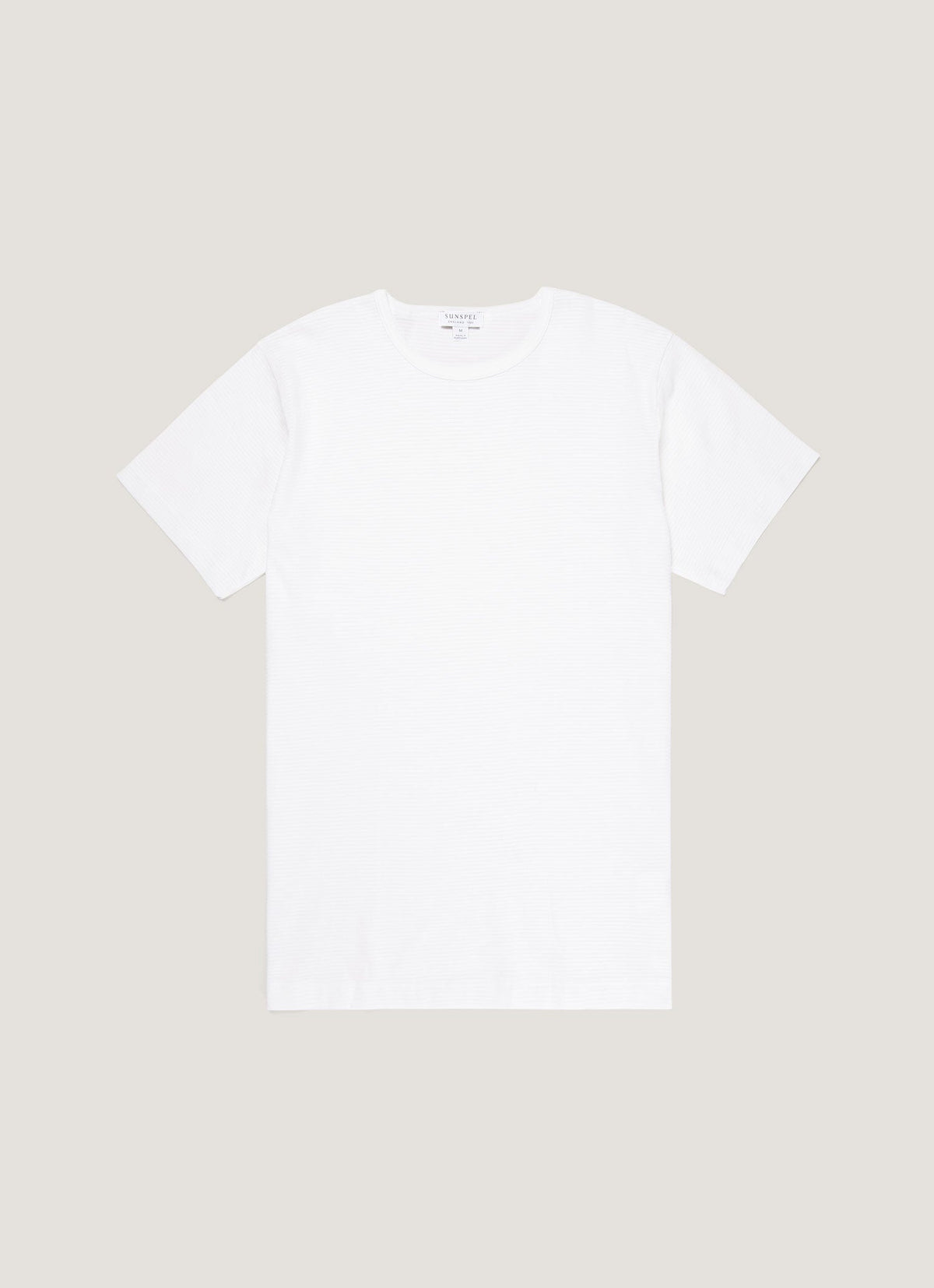 Q14 Cellular Crew Neck T Shirt White
