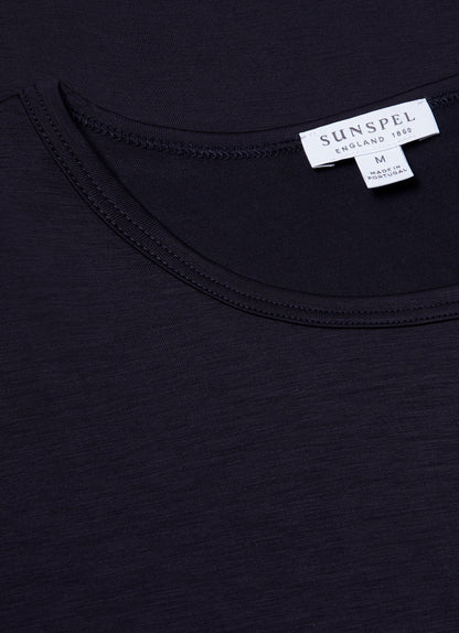 Mens Tencel Tshirt In Navy Mtsh4012 Buaa
