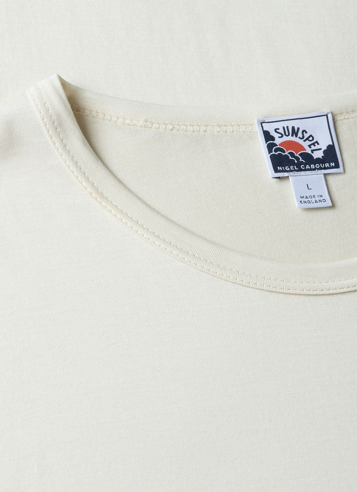 Mens Nigel Cabourn Tshirt In Stone White Ncmtsh0171 Whhm