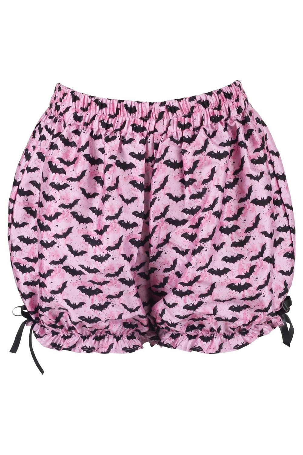 Black/Pink Bats Crepe Bloomers