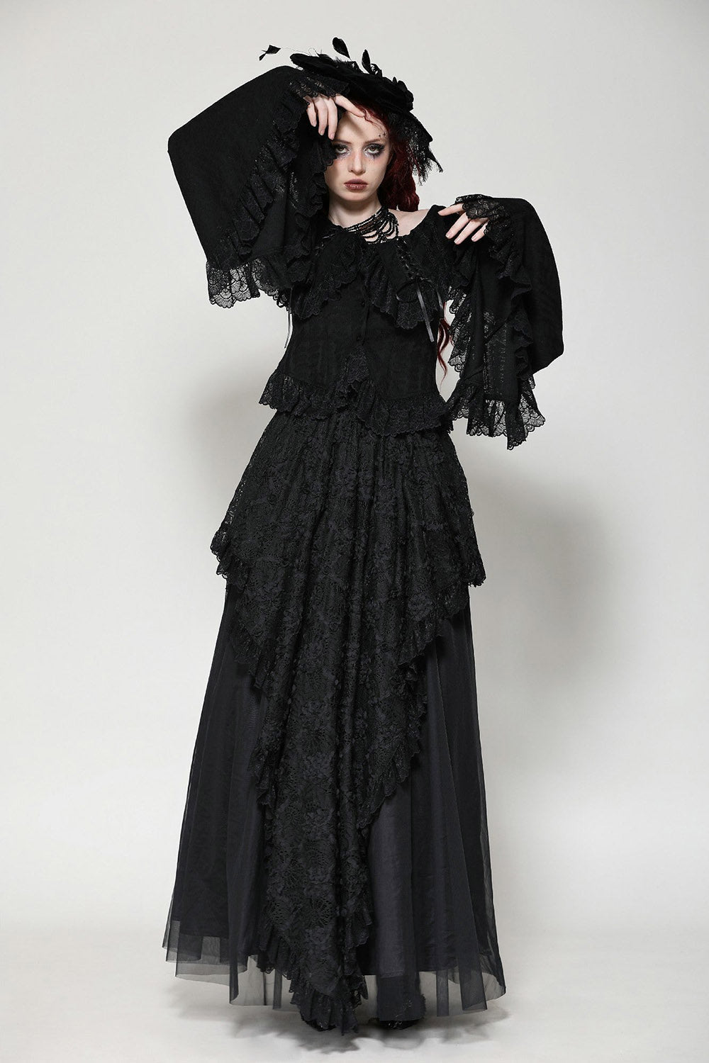 Blacks Sails Pirate Goth Blouse