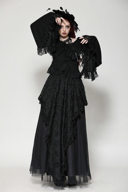 Blacks Sails Pirate Goth Blouse