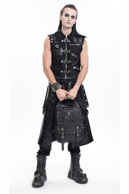 Catacombs Spiked Vegan Leather Backpack