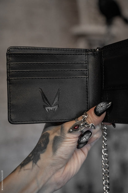 Angel of Death Bifold Wallet w/ Chain