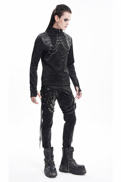 Corrosion Lace-Up Strap Pants