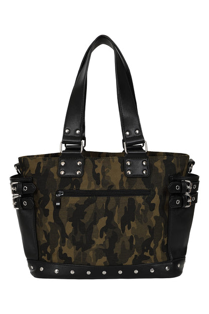Camo Green Punk Hellbound Handbag