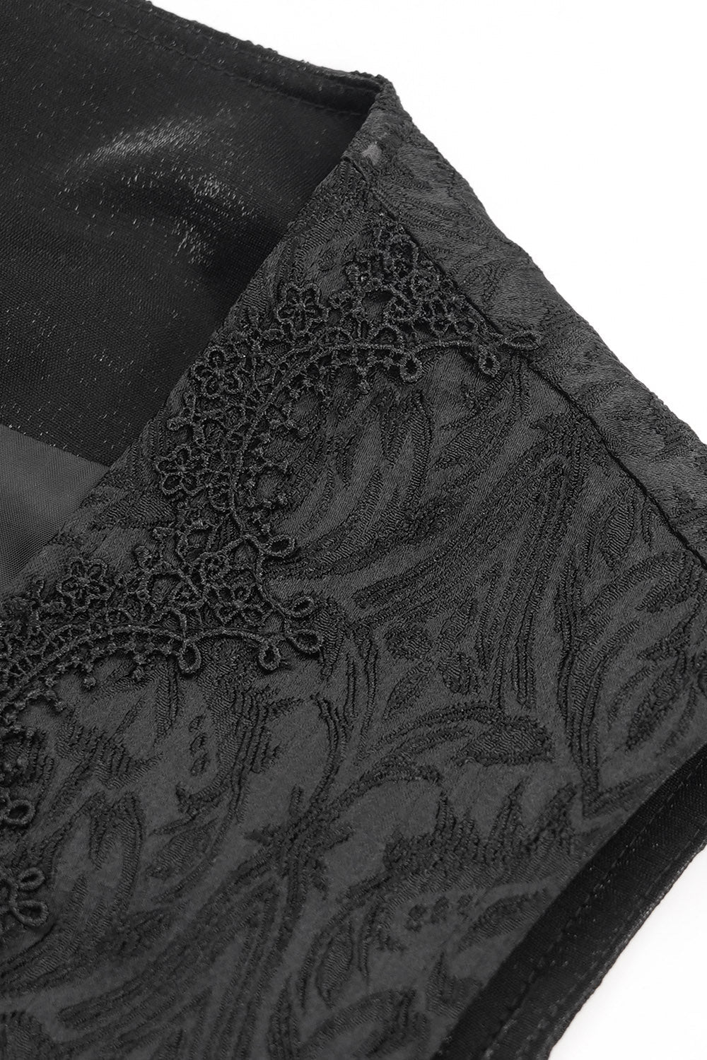 Black Bishop Vampire Goth Vest