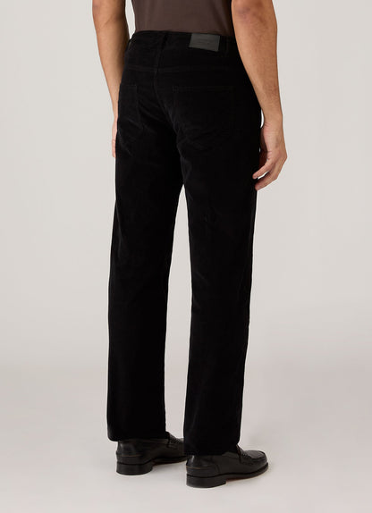 Mens Paul Weller Corduroy Trouser In Black Pwmtrs3132 Bkaa