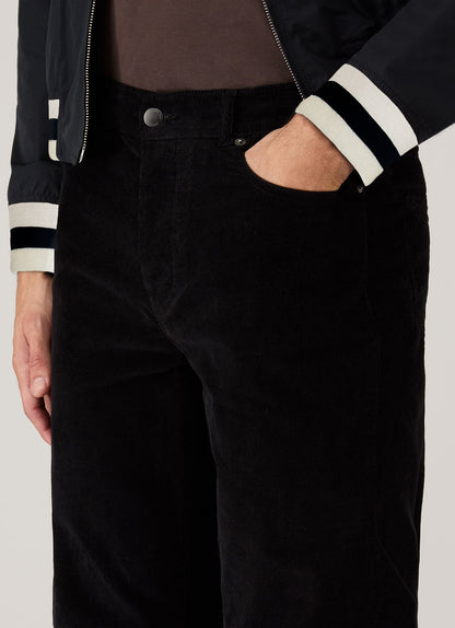 Mens Paul Weller Corduroy Trouser In Black Pwmtrs3132 Bkaa