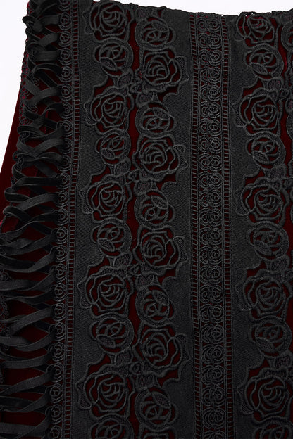 Bride of Dracula Skirt [Blood Red]