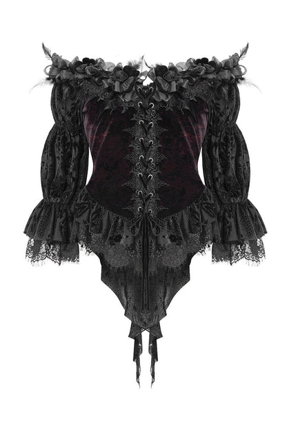 Bloodrose Off the Shoulder Blouse