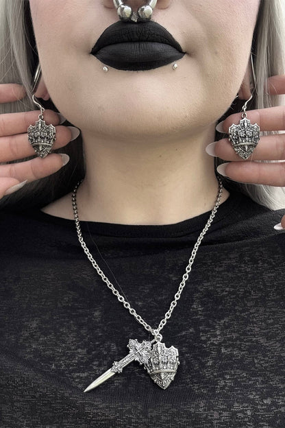 By The Shield Earrings