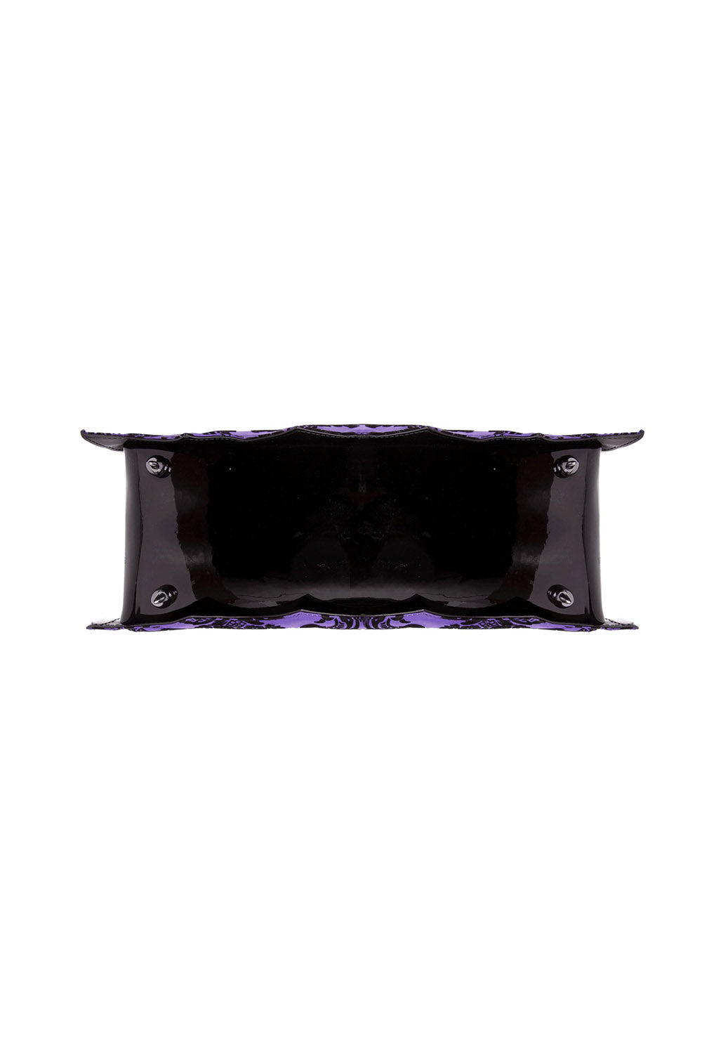 Damask Bat Handbag In Violet