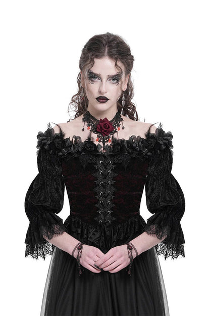 Bloodrose Off the Shoulder Blouse