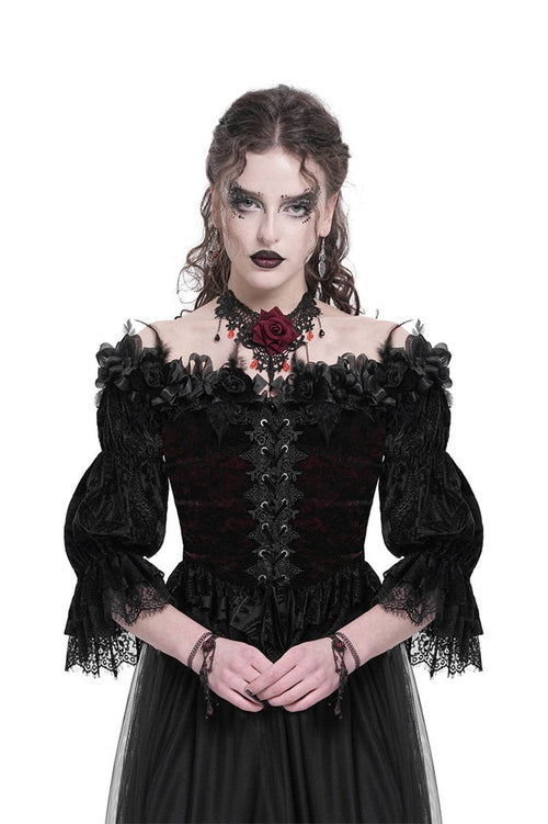 Bloodrose Off the Shoulder Blouse
