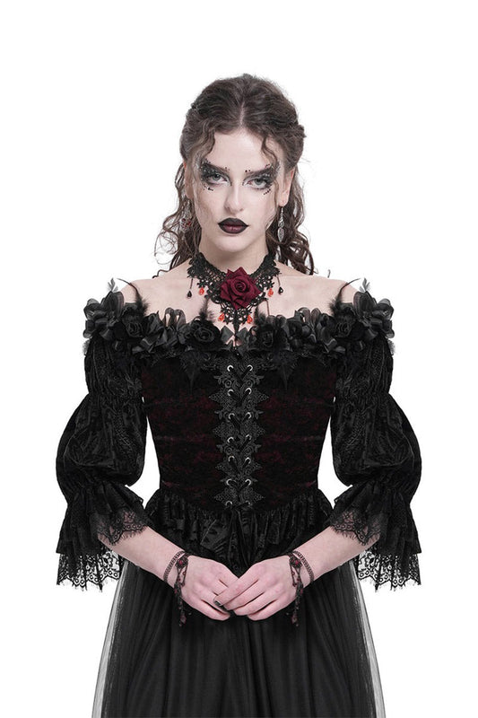 Bloodrose Off the Shoulder Blouse