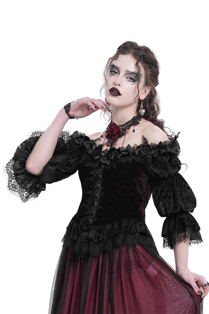 Bloodrose Off the Shoulder Blouse