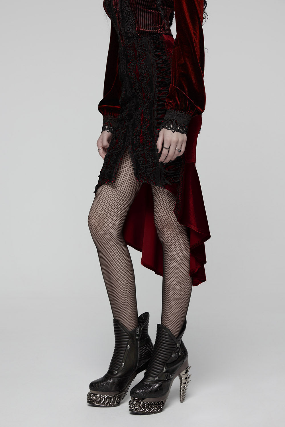 Bride of Dracula Skirt [Blood Red]