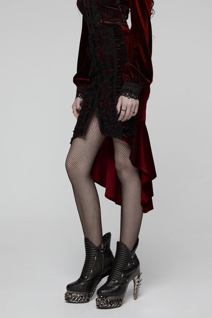 Bride of Dracula Skirt [Blood Red]