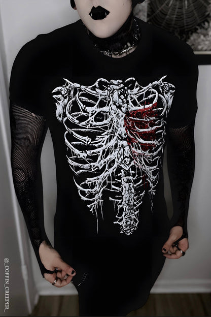 Bleeding Heart Skeleton T-shirt