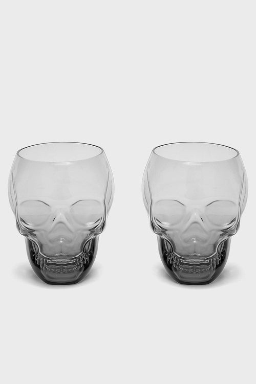 Cranium Drinking Glasses [Grey]