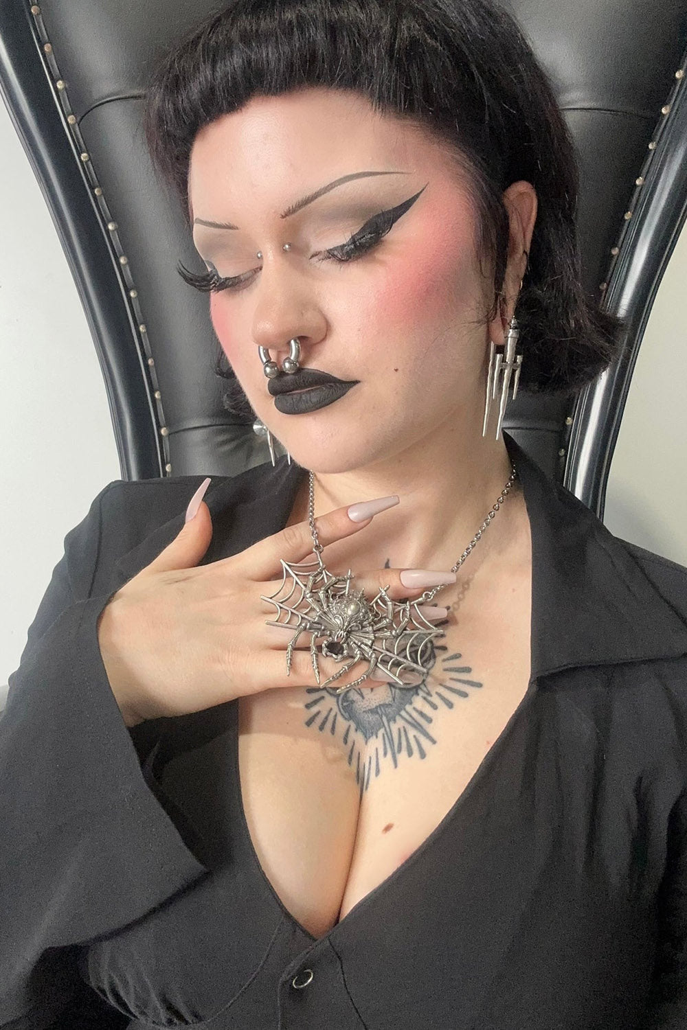 Arachnophobia Necklace
