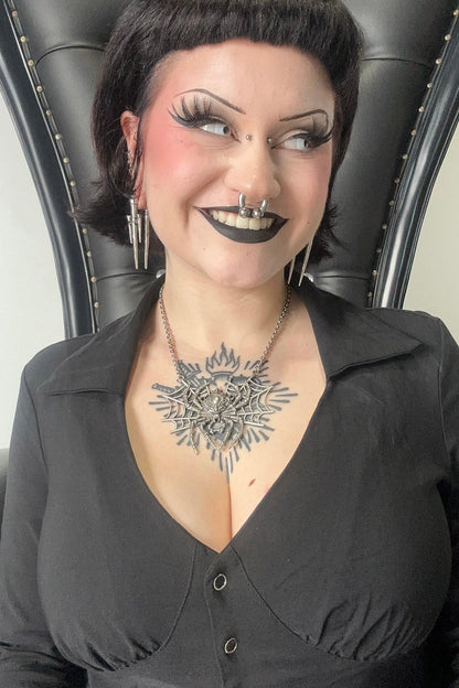 Arachnophobia Necklace