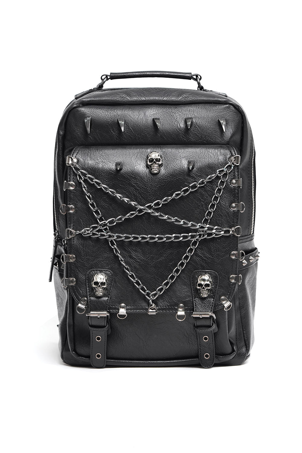 Catacombs Spiked Vegan Leather Backpack