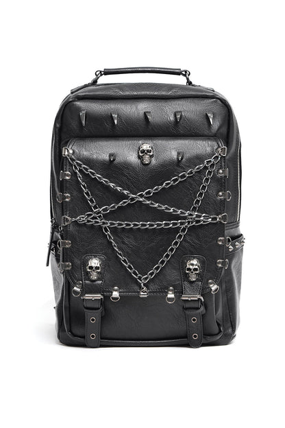 Catacombs Spiked Vegan Leather Backpack