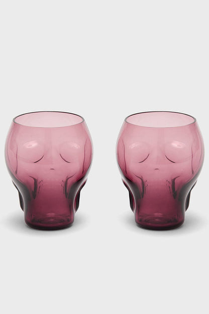 Cranium Drinking Glasses [Plum]