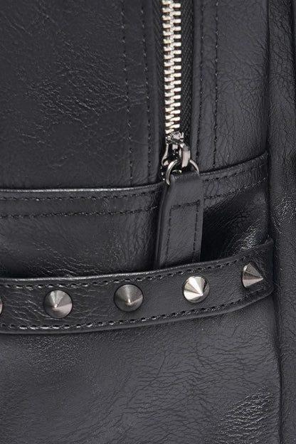 Catacombs Spiked Vegan Leather Backpack