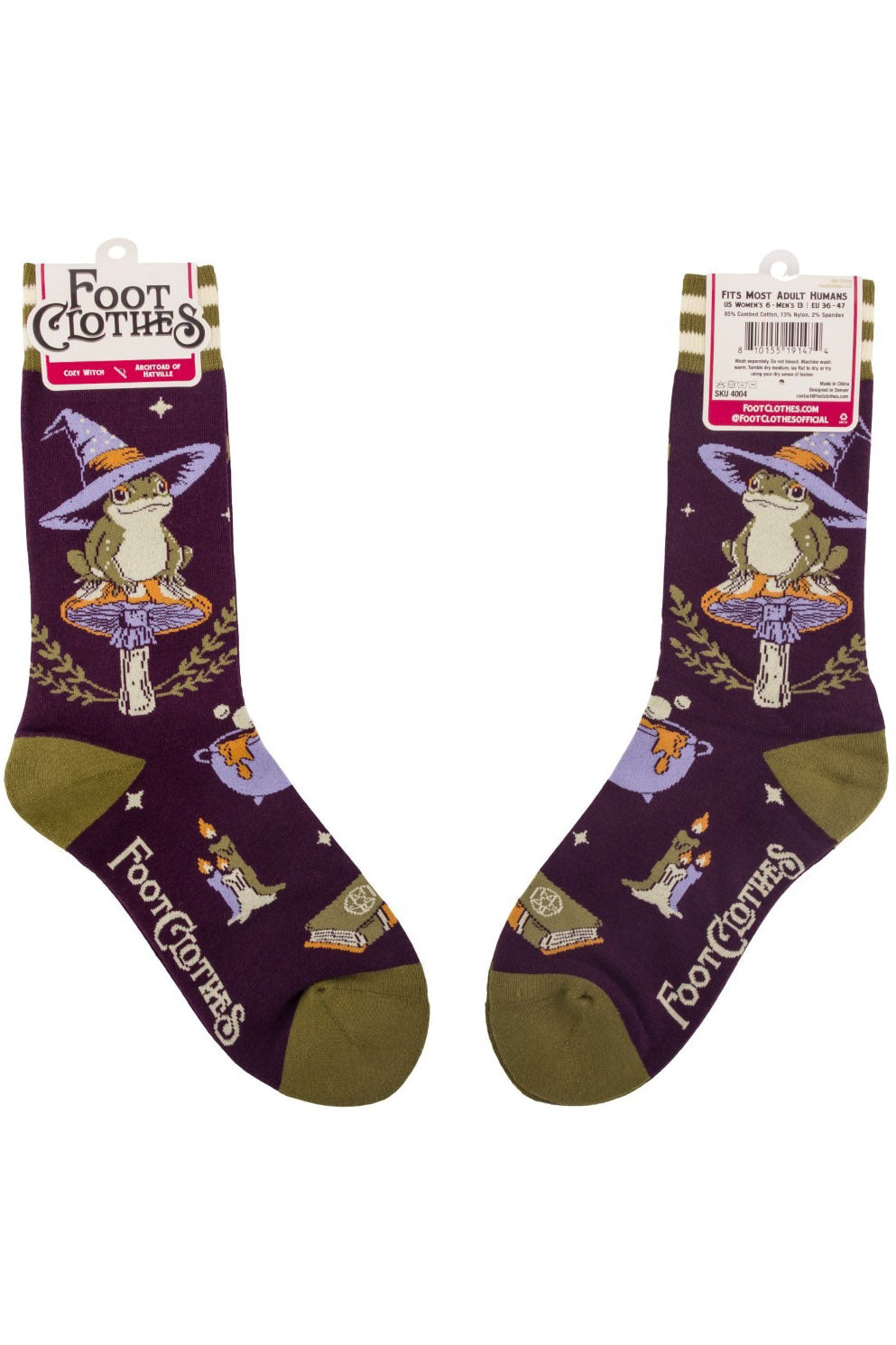 Archtoad of Hatville Crew Socks