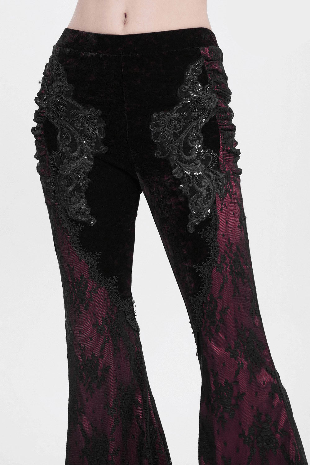 Bloodlace Beaded Flares