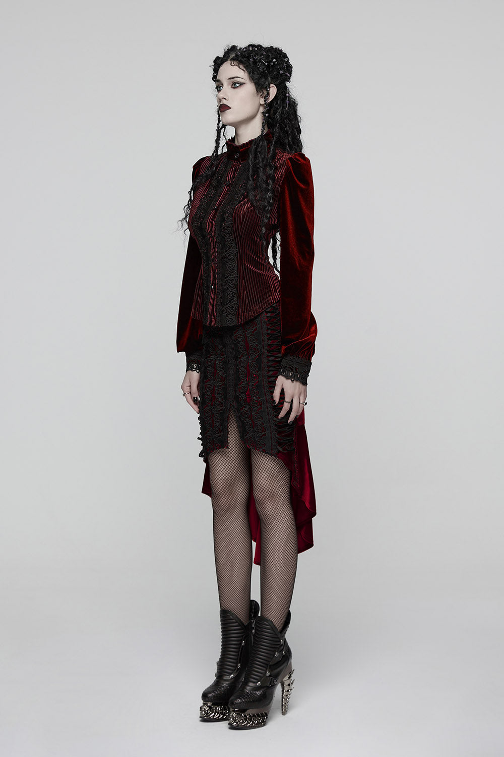 Bride of Dracula Skirt [Blood Red]