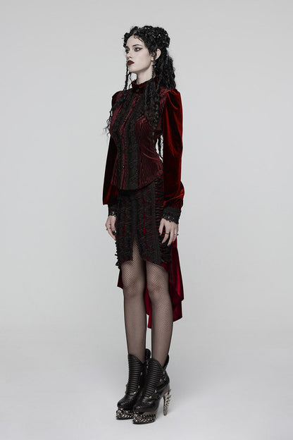 Bride of Dracula Skirt [Blood Red]