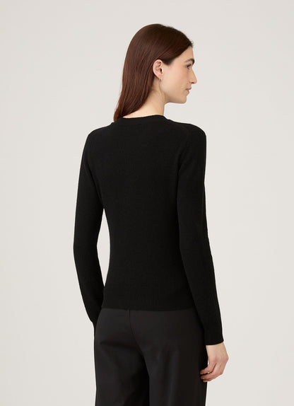 Womens Cashmere Jumper In Black Wjum8239 Bkaa